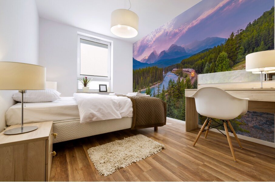 Morants Curve Sunset Mural print