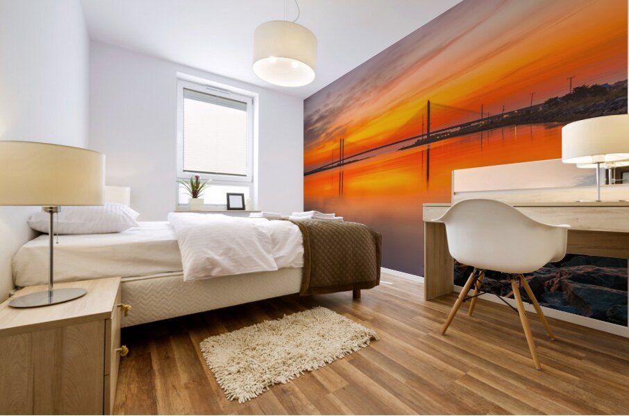 Indian River Cut Sunrise Mural print