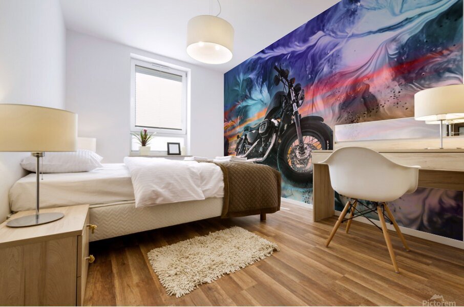 MotorBike Mural print