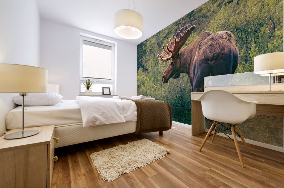 Moose Nub End Mural print