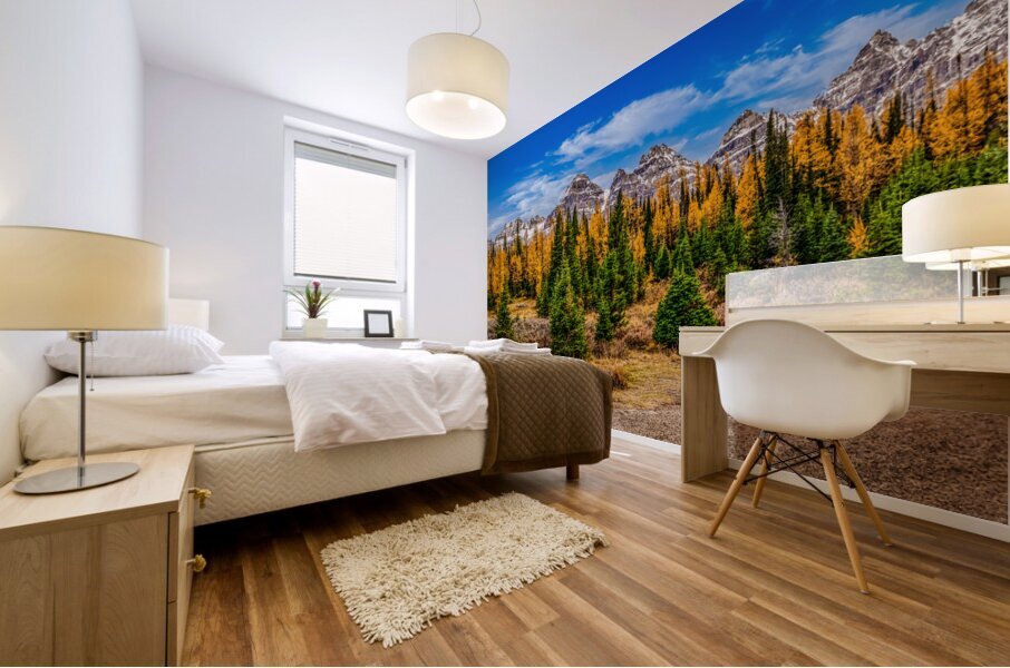 Ten Peaks Larches Mural print
