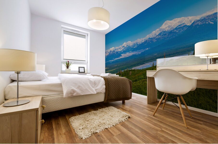 Denali State Park Panorama Mural print