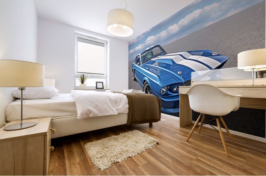 Mustang Blues - 1967 Eleanor GT 500 Mural print