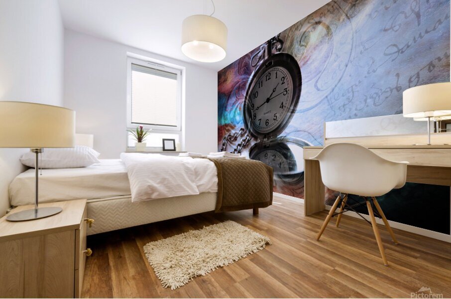 FIne Art Clock  Mural print