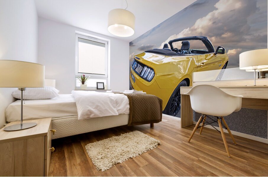 2016 Mustang GT Convertible  Mural print