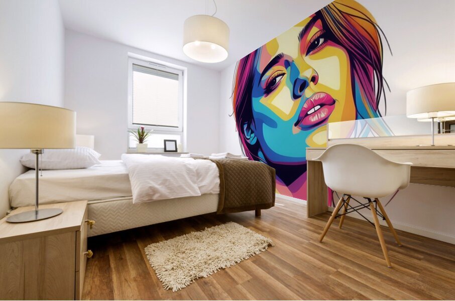 Vibrant Beauty Mural print
