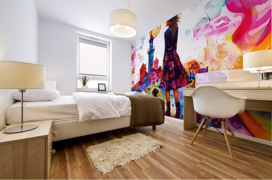 Model Pets 8 Mural print