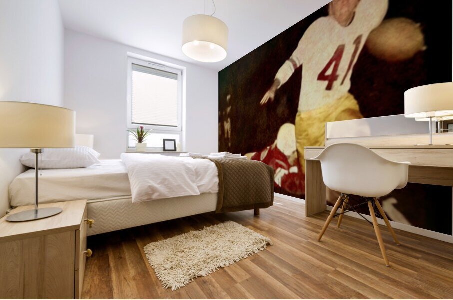 1949 Oklahoma Sooners Night Game Mural print