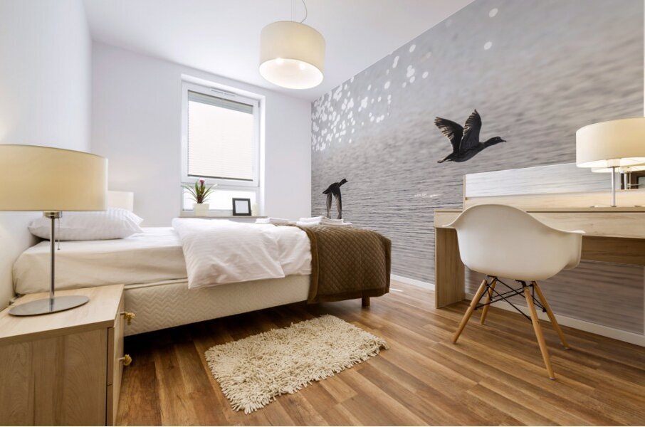 Skimming Mural print