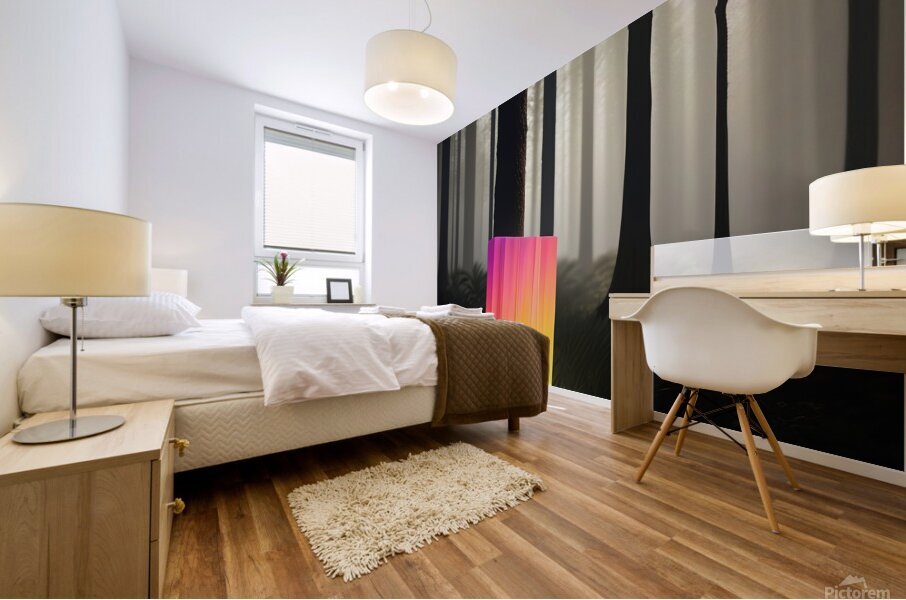 Glowing Forest 12 Mural print