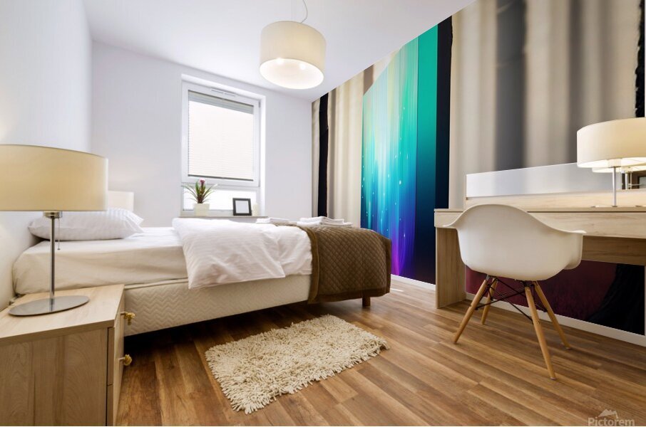 Glowing Forest 71 Mural print