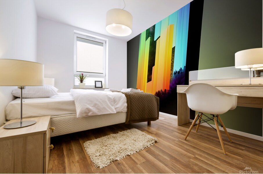 Glowing Forest 56 Mural print