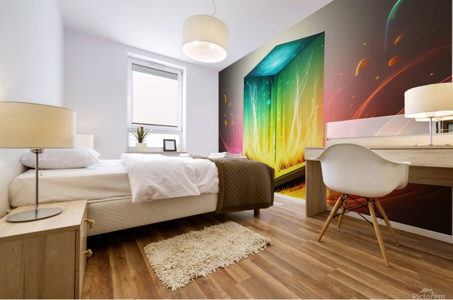 Glowing Forest 55 Mural print