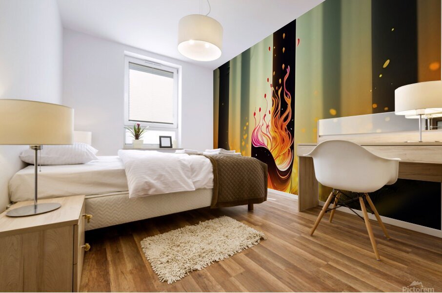 Glowing Forest 51 Mural print