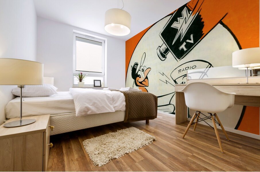 1954 Baltimore Orioles Art Mural print