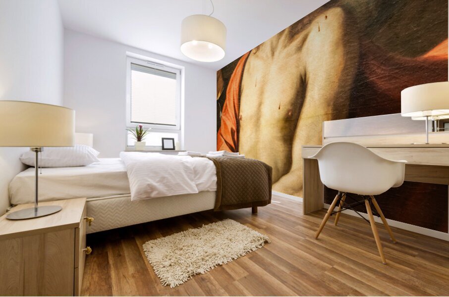 Ecce Homo by Guercino 1659. Jesus Christ prayer Catholic reli Mural print