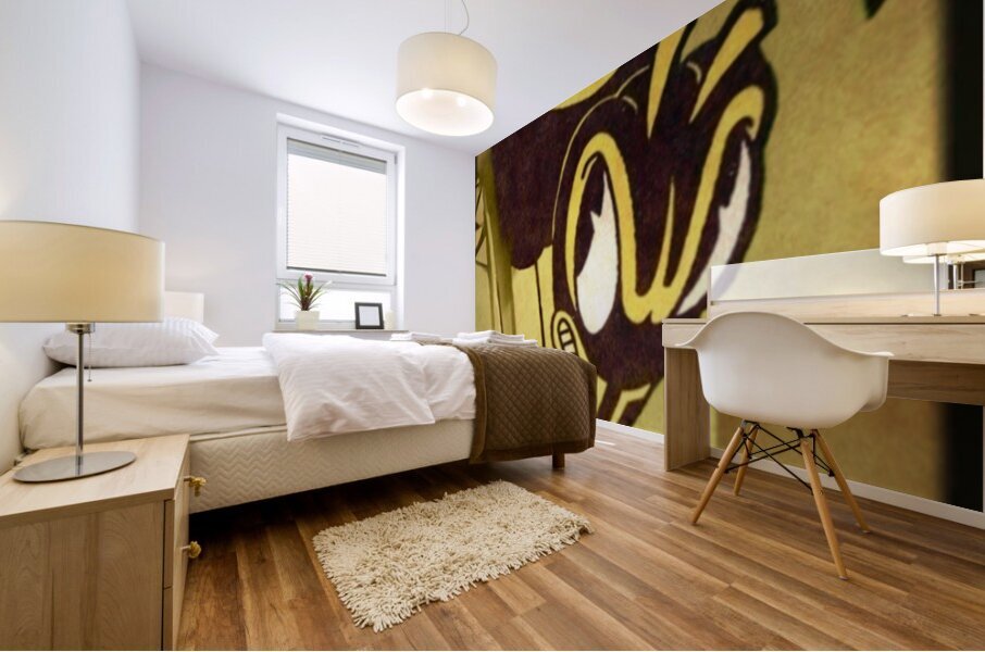 Vintage Georgia Tech Yellow Jacket Viewfinder Mural print