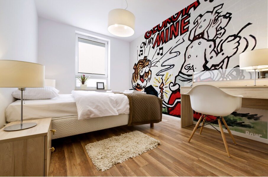 Georgia On My Mine by Phil Neel Mural print