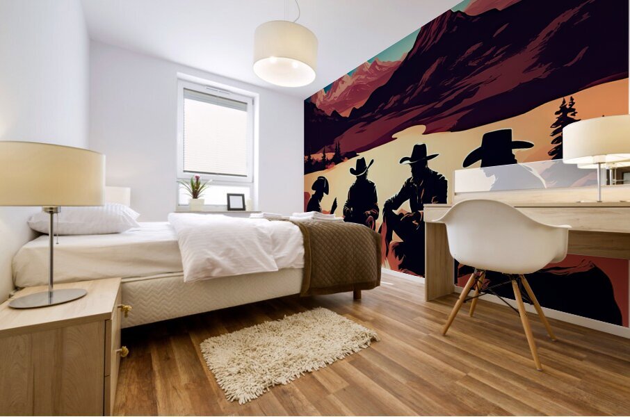 SILHOUETTE 13 Mural print
