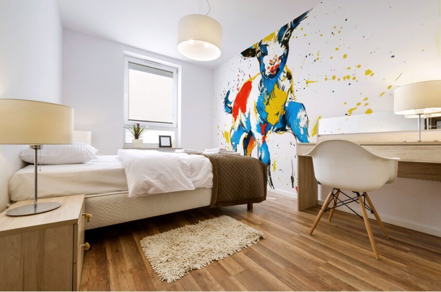 Baby Kid Goat - Kid Of Goat Mural print