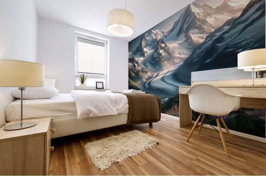 Whispering Summits - GIA2401-0241-PIN Mural print