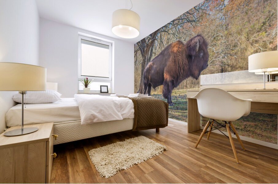 Under The Old Elm Tree Mural print