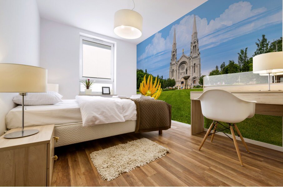 Sanctuaire Sainte-Anne-de-Beaupre.Flower Mural print