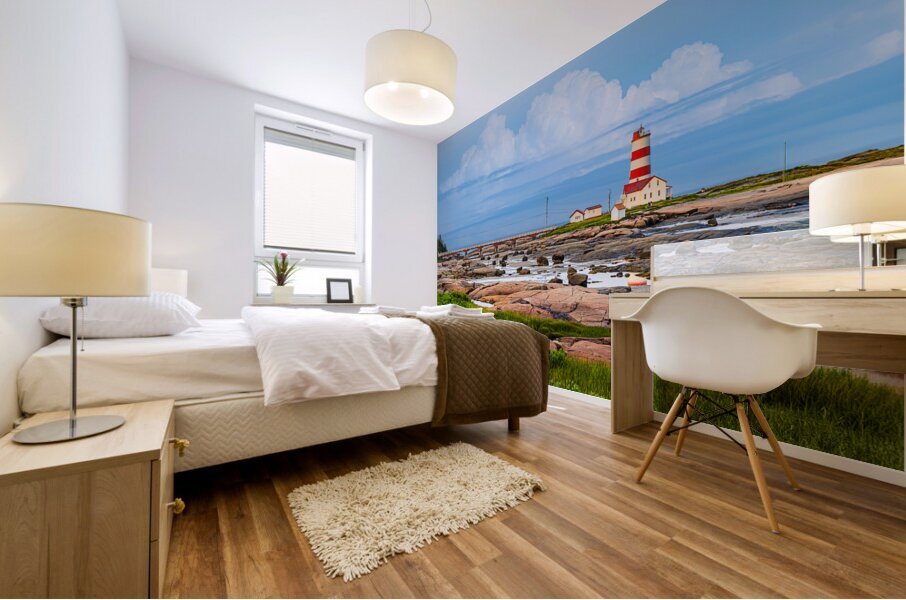 Pointe-des-Monts Morning Mural print
