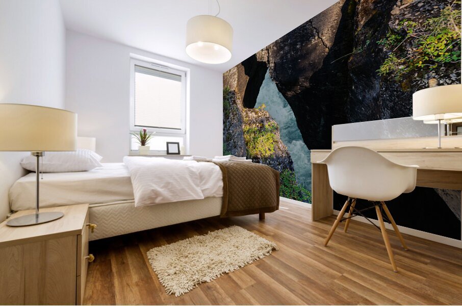 Maligne Canyon Portal Mural print