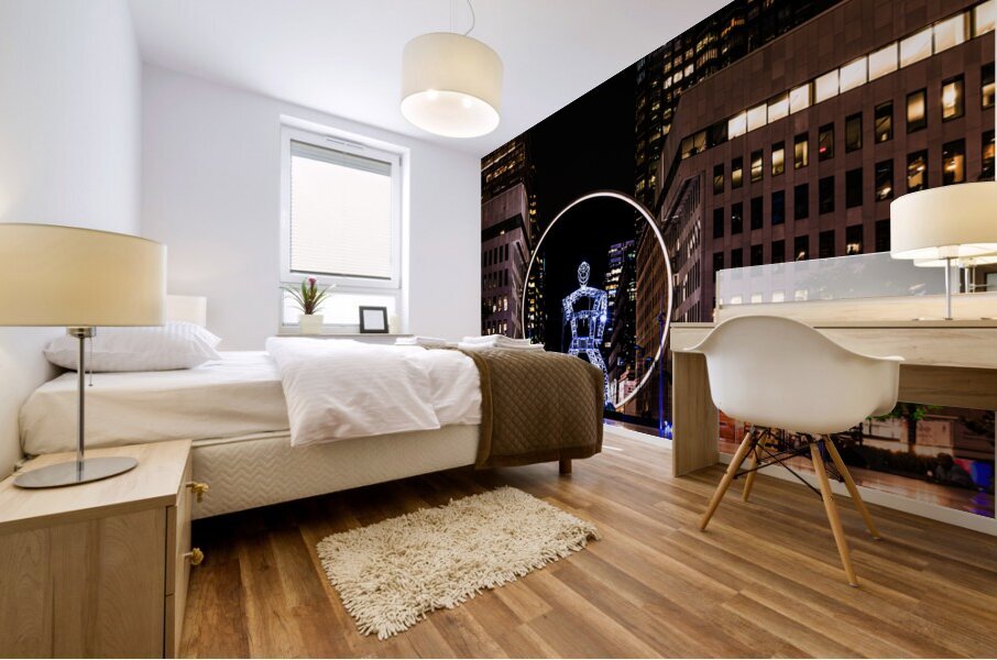 Montreal Ring Man Mural print