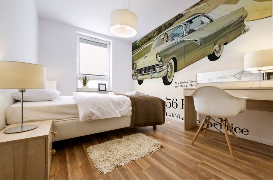 1956 Ford Fairlane Mural print