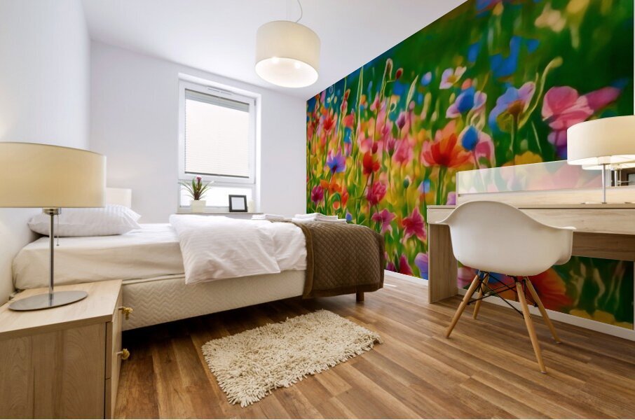 Summer Fields Mural print