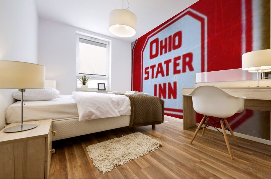 vintage ohio stater inn art Mural print