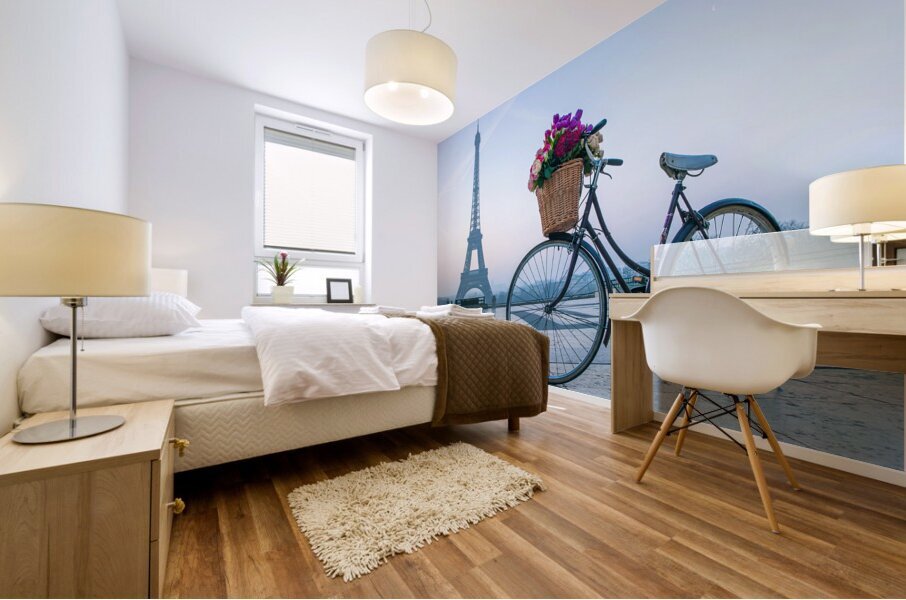 Paris Love Ride Mural print