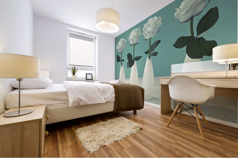 Floral Quartet Mural print