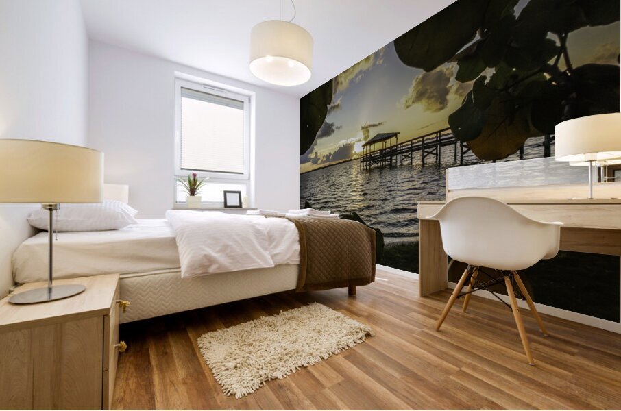 Sea Grape Window Mural print