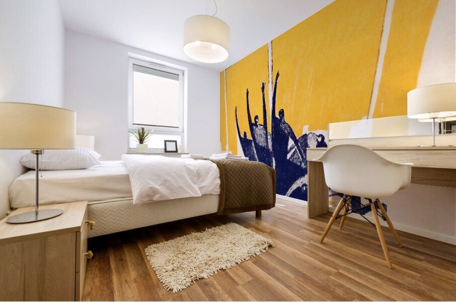 Vintage Field Goal Mural print