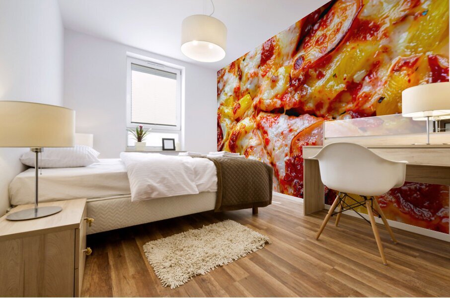 Delicious Pizza Mural print