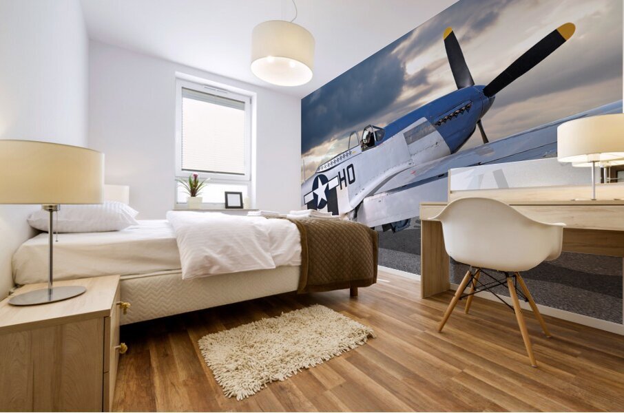 Mission Ready p-51 Mural print