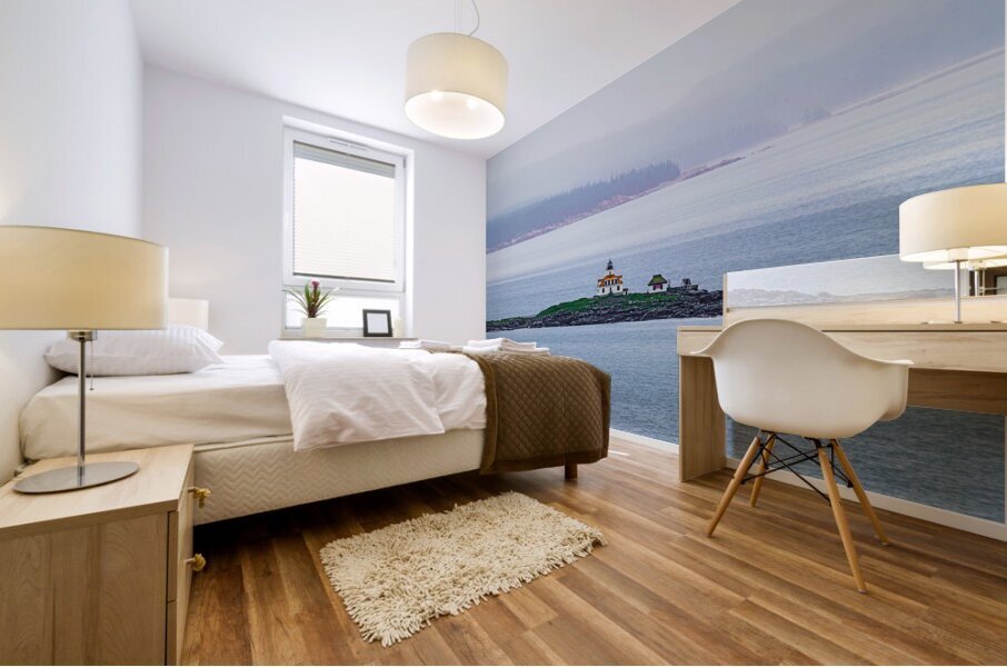 Egg Rock Lighthouse Mural print