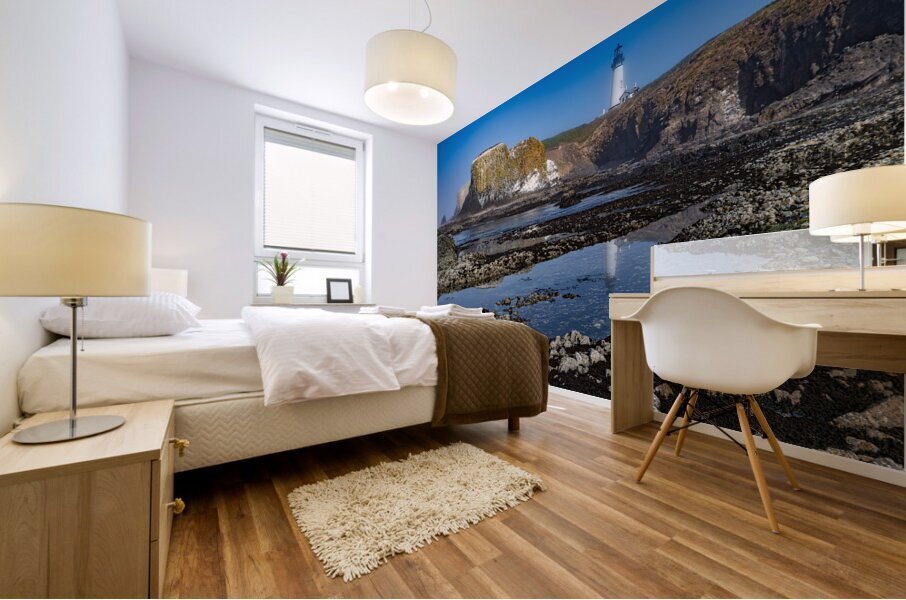 Yaquina Head Morning Mural print