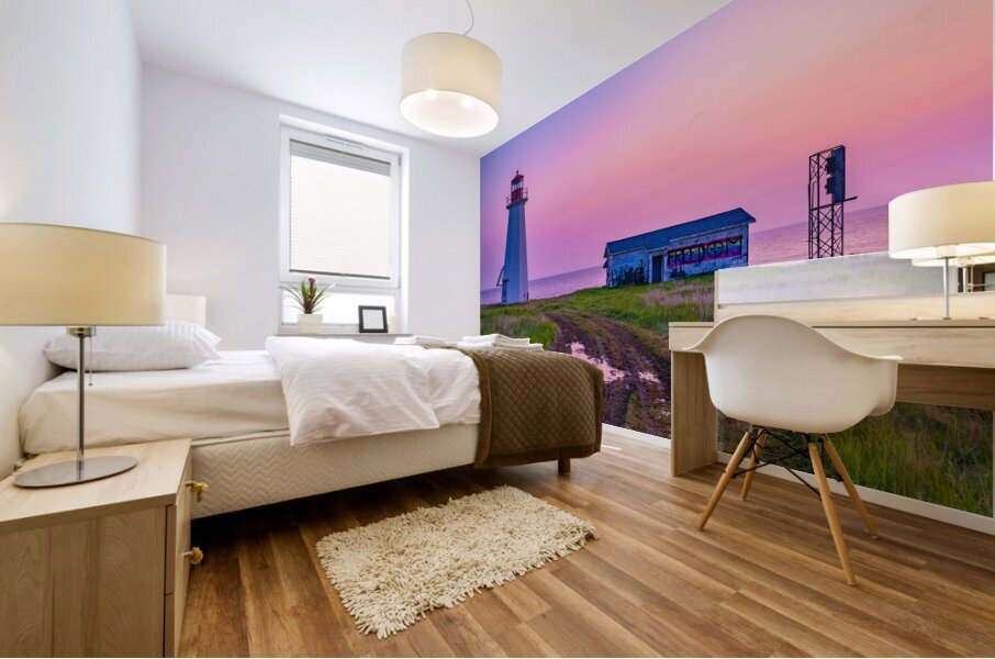 Cheti Camp Lighthouse Sunset Mural print