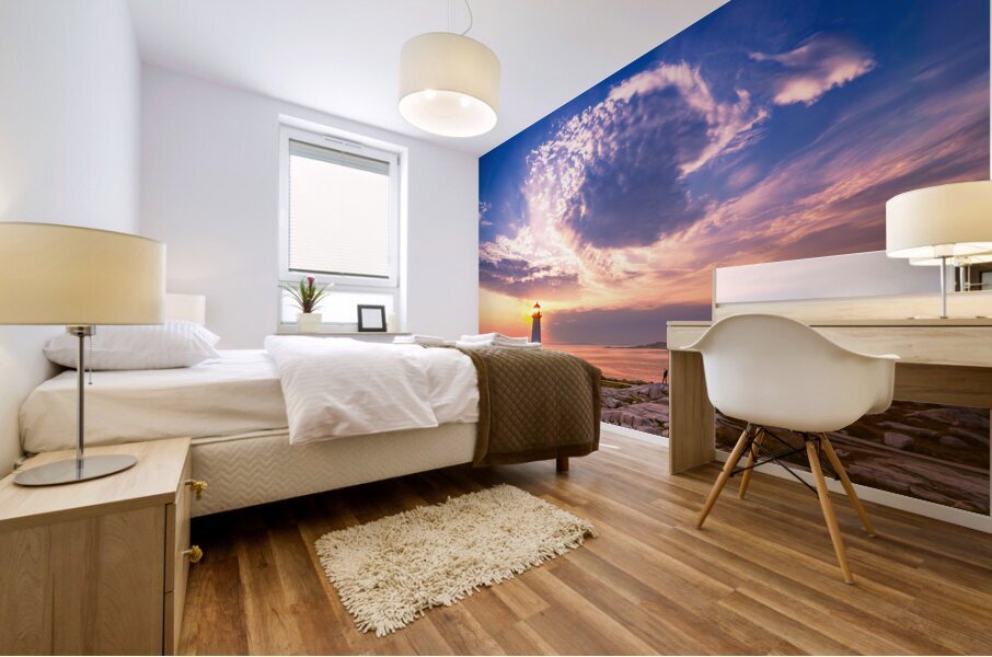 Stunning Peggys Sunset Mural print