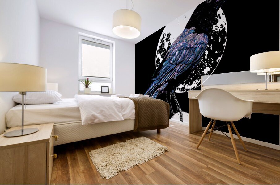 Crow Mural print