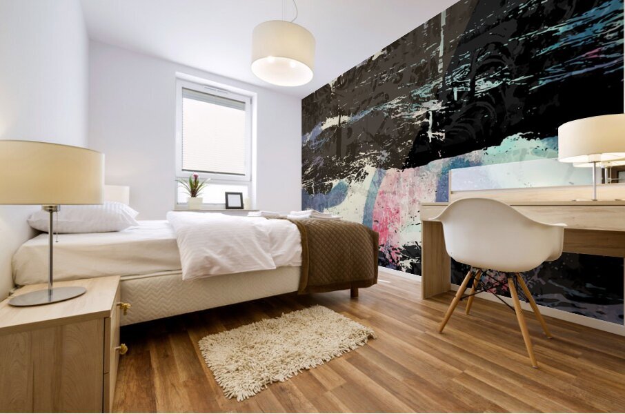 Colliding Thoughts  Mural print