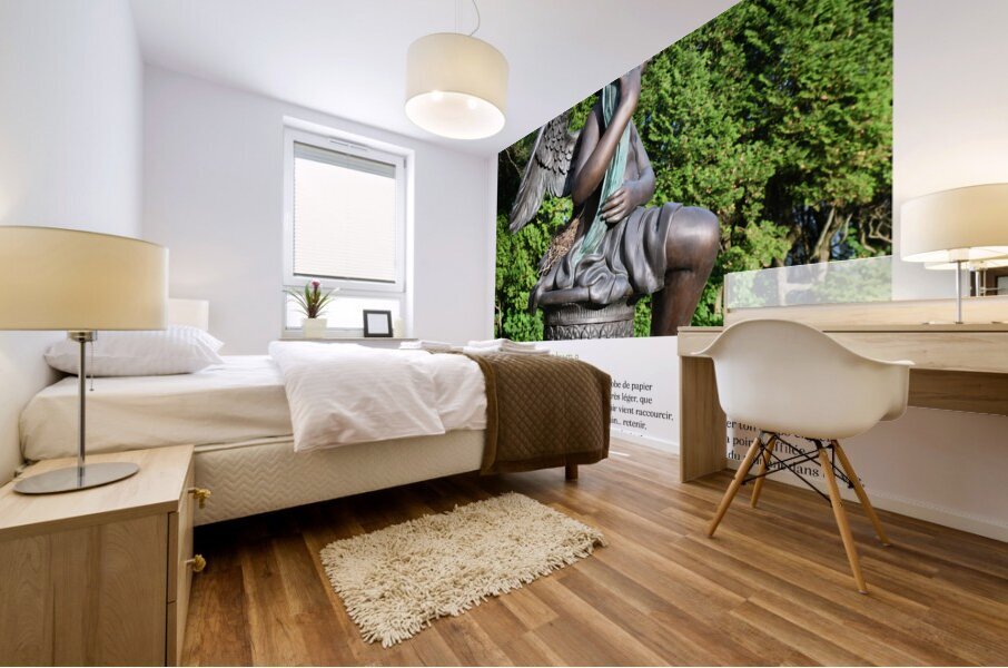 JE T OFFRE UNE PLUME Mural print