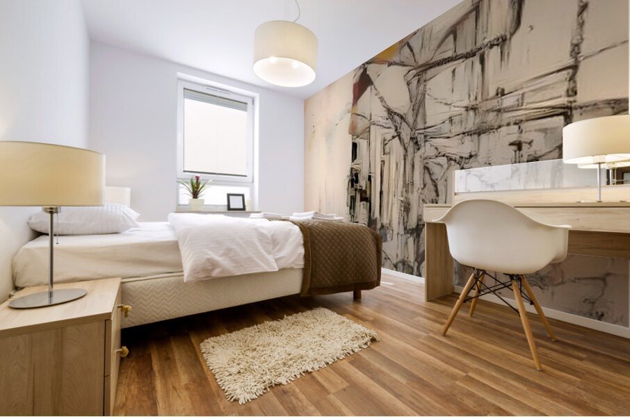 ABSTRACT ARCHITECTURE Mural print