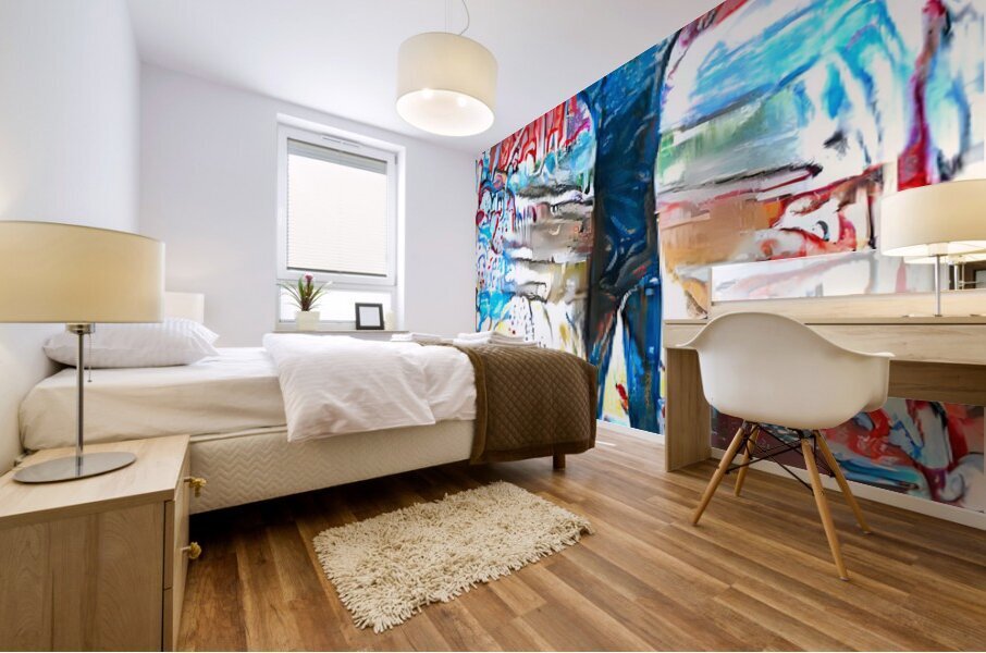 expressive celebration Mural print