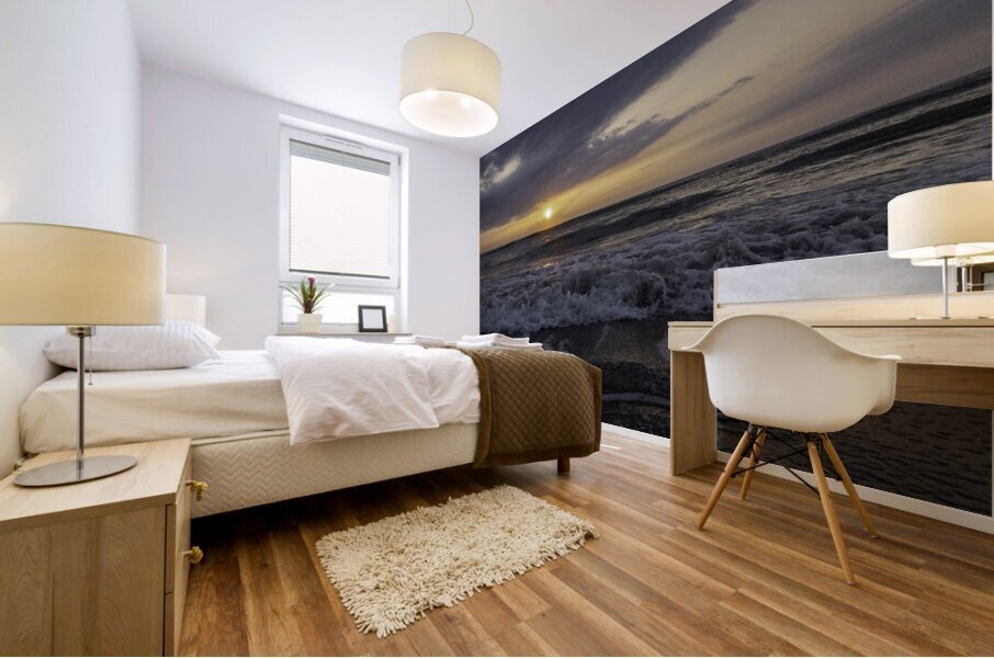 Moody rise Mural print
