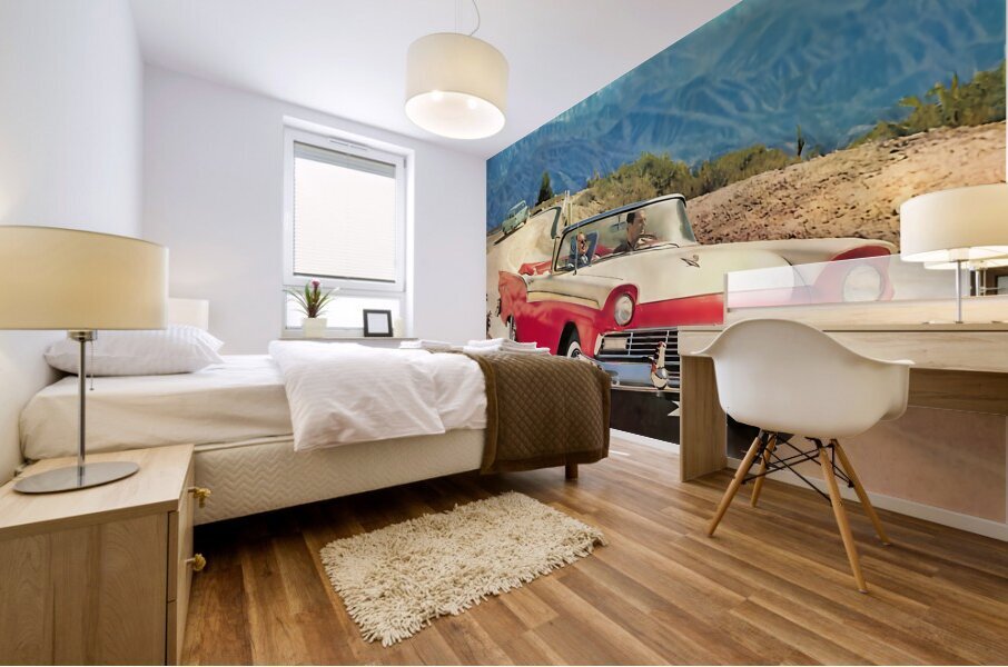 1957 Ford Car Art Mural print